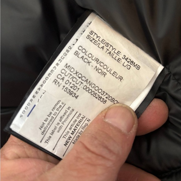 Navy Canada goose black label park label heritage - Picture 5 of 7